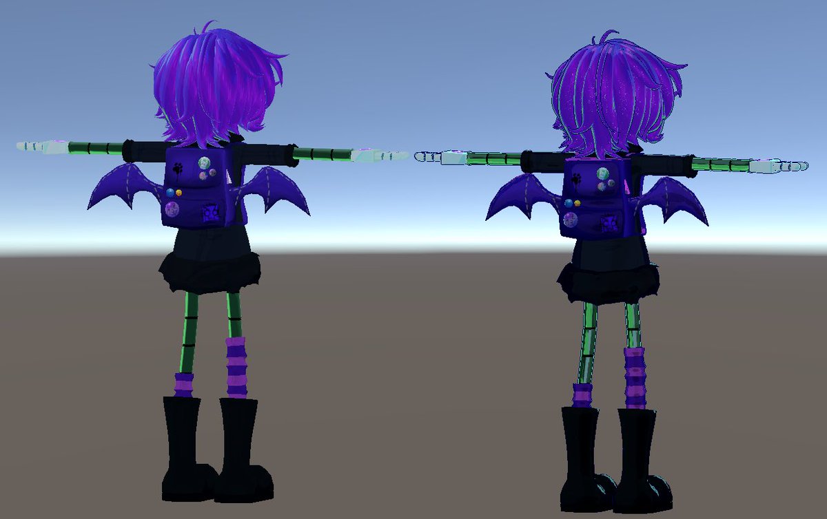 Pepper (@peppero000) on Twitter photo Been working on this all night with <a href="/AureleianError/">ERROR PING ! ---</a>
The backpack they modelled is so cute 😋
#MurderDrones #GLITCHproductions #MD #MDUzi #MurderDronesUzi #WorkerDrone #VRChat #VRC #VRChatAvatar Been working on this all night with <a href="/AureleianError/">ERROR PING ! ---</a>
The backpack they modelled is so cute 😋
#MurderDrones #GLITCHproductions #MD #MDUzi #MurderDronesUzi #WorkerDrone #VRChat #VRC #VRChatAvatar