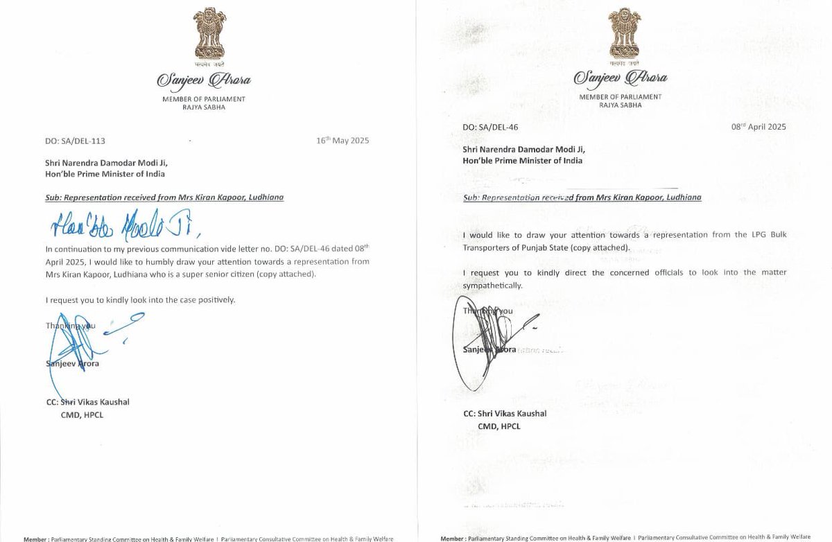 Prime Minister Britain <a href="/Keir_Starmer/">Keir Starmer</a> Help me 🙏 I at 75 years age is facing atrocities at the hands of @hpcl since 14Feb2014. Acknowledgements by P.M. <a href="/narendramodi/">Narendra Modi</a> <a href="/narendramodi_in/">narendramodi_in</a>  (copies attached) ignored by <a href="/CMD__HPCL/">Chairman & Managing Director HPCL</a> 
<a href="/UN/">United Nations</a> <a href="/CIJ_ICJ/">CIJ_ICJ</a>