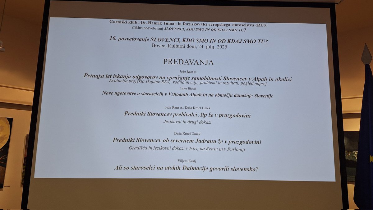 AVrabic's tweet image. "Genetika je ovrgla...Zakarpatsko teorijo o izvoru 🇸🇮", zdravnik in predsednik 🇸🇮 gorniškega kluba Skala, zdravnik #AntonŽunter
16. posvetovanje SLOVENCI, KDO SMO IN OD KDAJ SMO TU?
Poletni tabor @strankaSDS, @AlenkaJerajSDS, Bovec, 24. 7. 2025