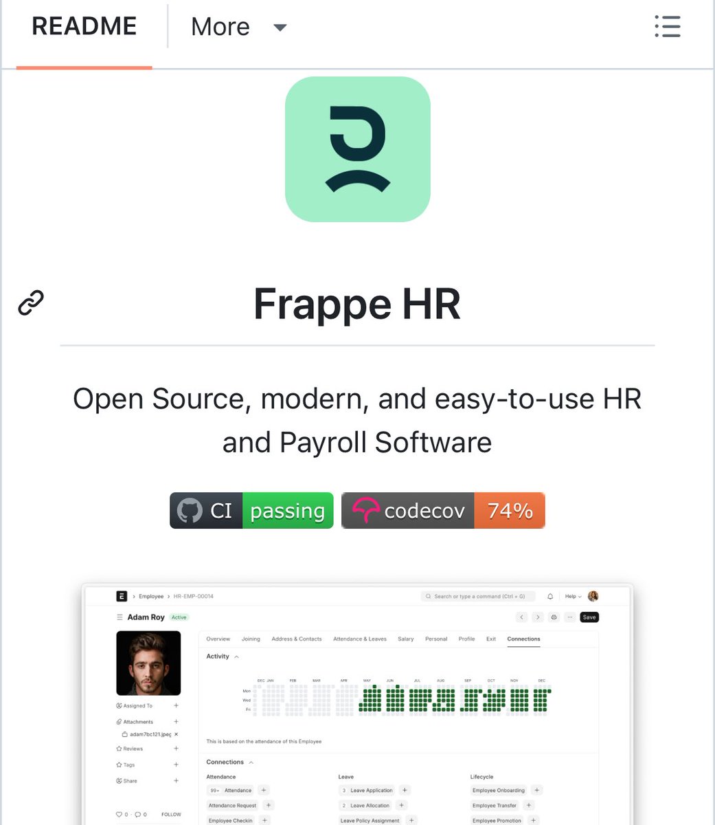 GithubProjects's tweet photo. Open Source HR and Payroll Software. https://t.co/AswahLszAp