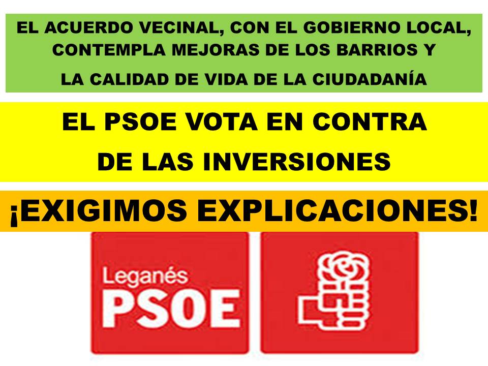 #Leganés
El PSOE no aprueba inversiones en las escuelas infantiles municipales (climatización, compra de electrodomésticos…) por valor de 2.220.000€
La inversión es legal y tenía el informe favorable de intervención.