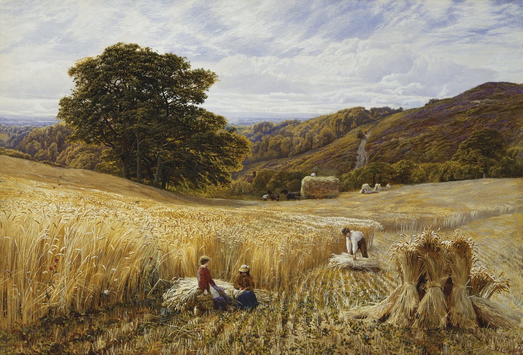 AndreWisniewsk2's tweet image. 🎨George Vicat Cole (British painter, 1833-1893) - Harvest time