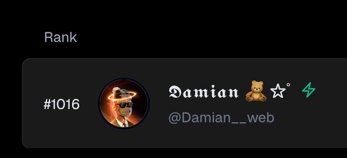 Damian__web's tweet image. How does this Yarm score works btw
I was 986 before and now this, are we meant to talk about it or what?
Yours sincerely,
Damian