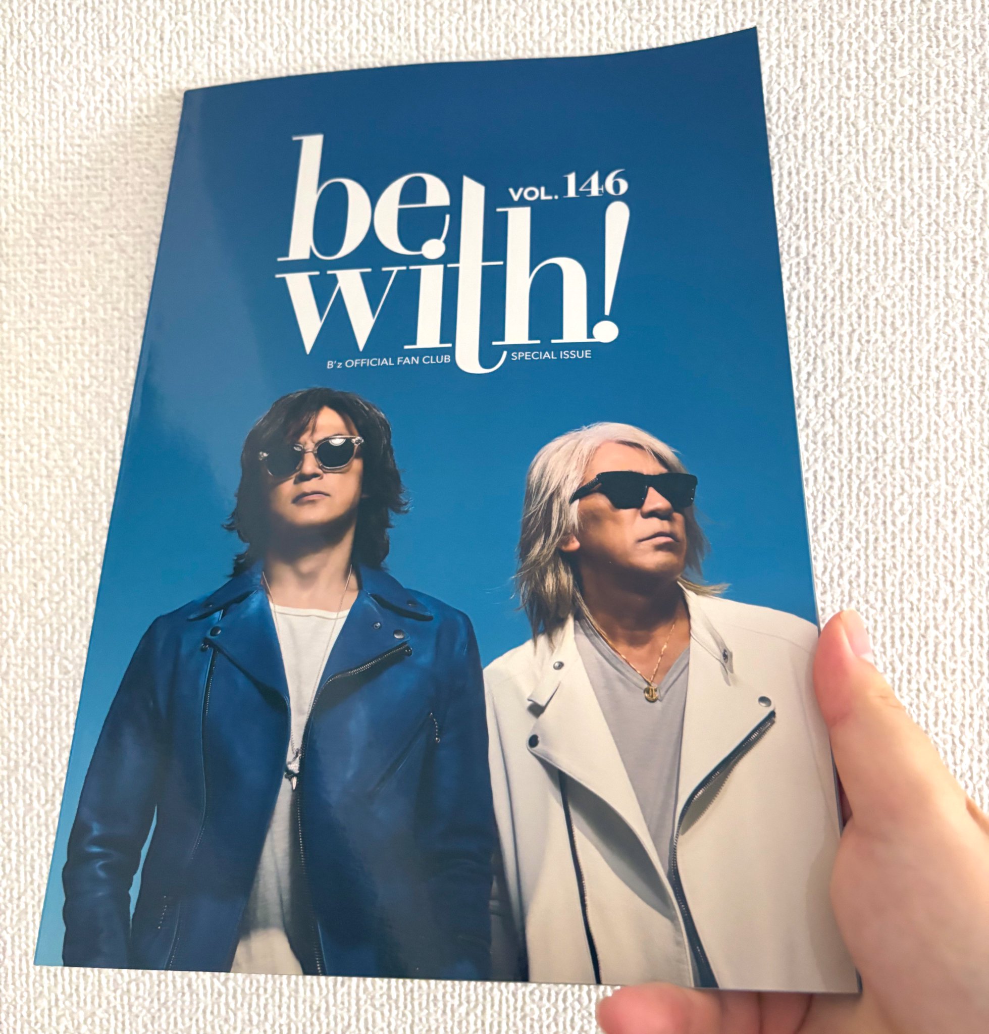 B'z 会報　be with! No.6、9、10、11 雑誌付録２冊　おまけ付 B'z 会報 be with! No.6、9、10、11 雑誌付録2冊 おまけ付