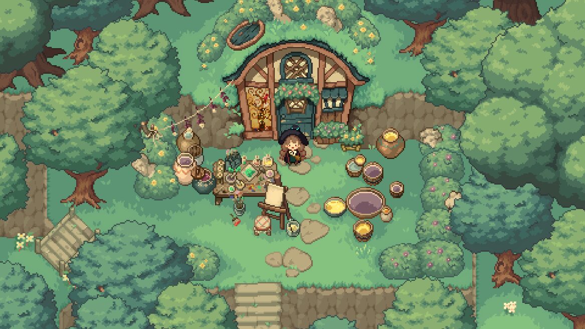 gematsu's tweet image. Little Witch in the Woods for PC launches September 4 gematsu.com/2025/07/little…