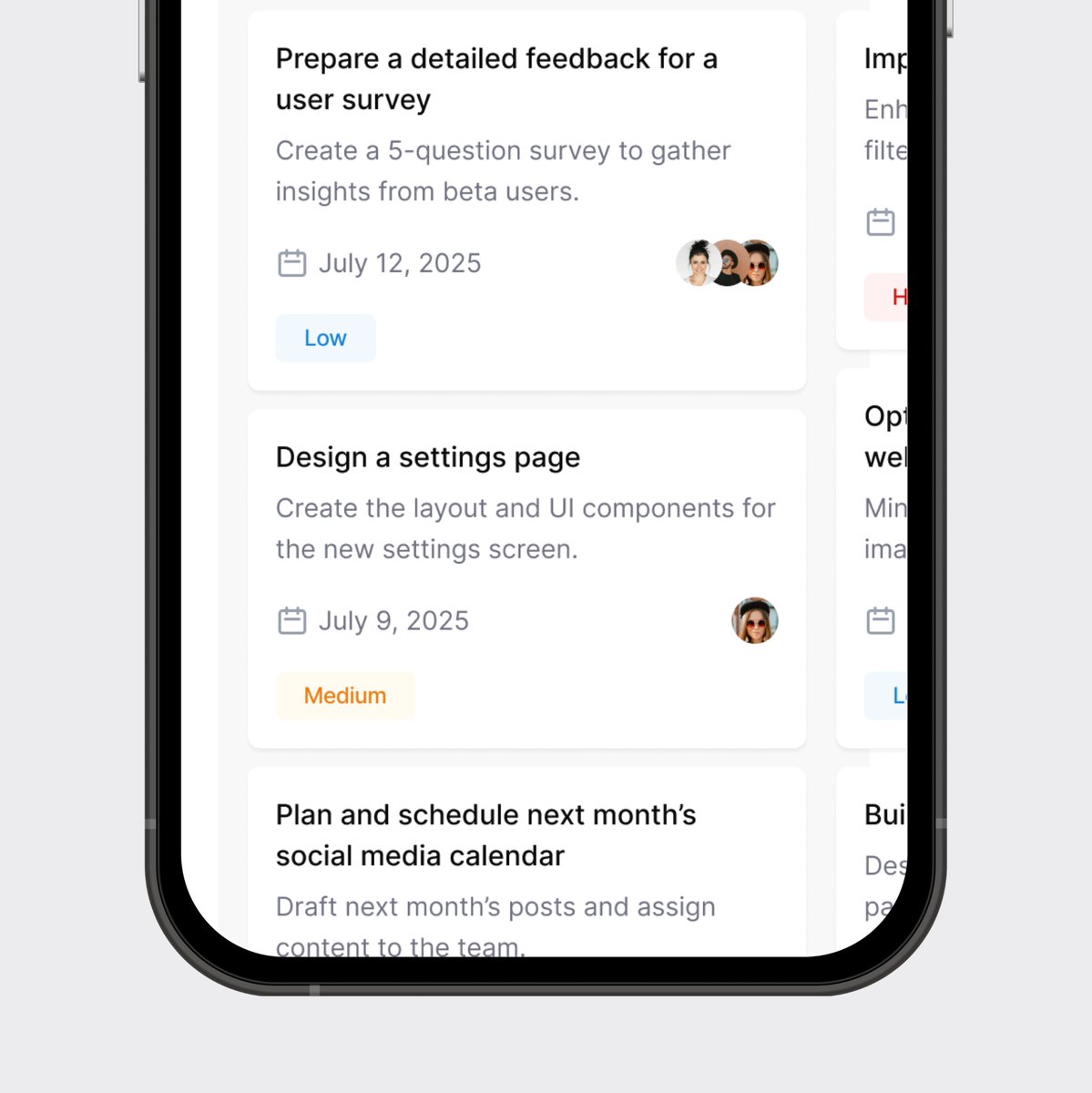 insank18's tweet image. Kanban Board: Mobile View 📱🗂️
Designed with @madeinfigma