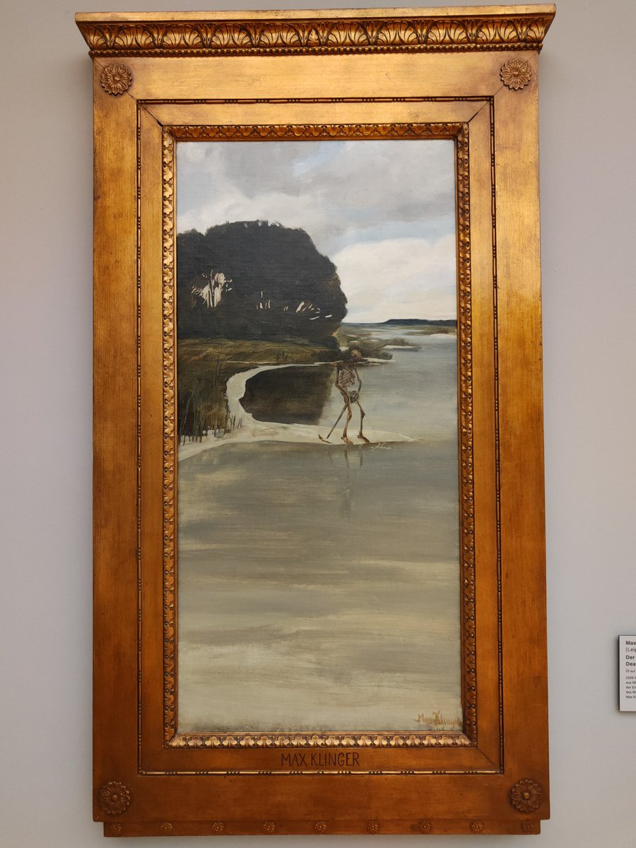Palaumede's tweet image. La Mort, mesquinerie et trivialité.
- Max Klinger, La Mort par l'eau, 1881, Museum der bildenden Künste, Leipzig