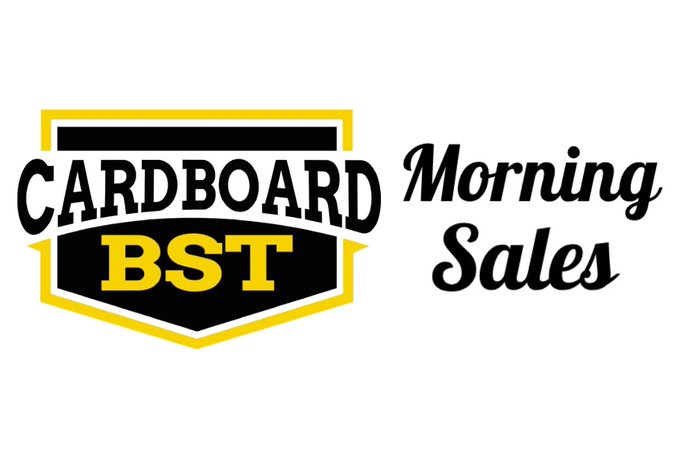 cardboardbst's tweet image. SUNDAY Morning Sales Thread! (July 27, 2025)
BUY - SELL - TRADE
-No links
-Post pics and prices if selling
-Be specific about ISO needs
-Any types of cards are okay! Boxes, singles, lots, cheap, expensive, tcg, etc