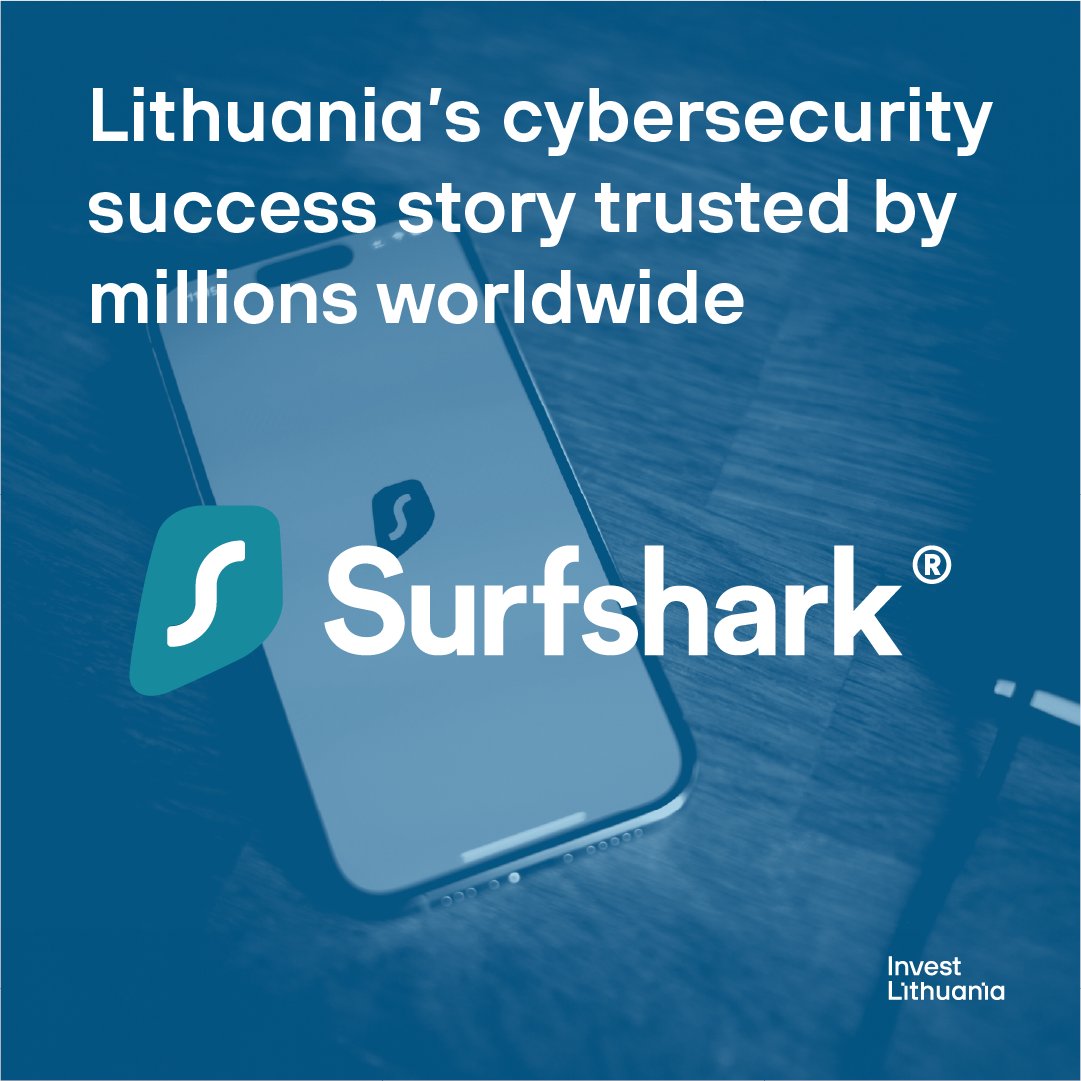 LTembassyUA's tweet image. From Vilnius to the world: Surfshark began as a VPN provider on a mission to make online privacy accessible to all. Now part of a $1.6B powerhouse alongside Nord Security, it’s a global cybersecurity leader – still proudly rooted in Lithuania. 🇱🇹 #Cybersecurity #Lithuania