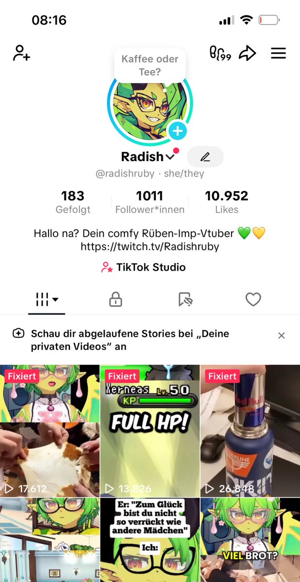 RadishRuby's tweet image. 1000 Follower auf ToggoTV, let‘s GOOOO! 💥