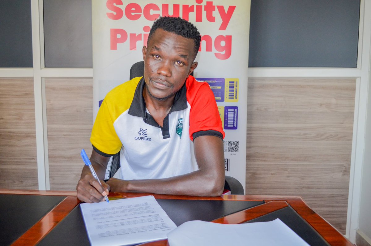 GaddafiFC's tweet image. Steven Munguchi,
Here We Go✍️
#ComeOnYouPrinters🔥
#StarTimesUPL
#NewEra