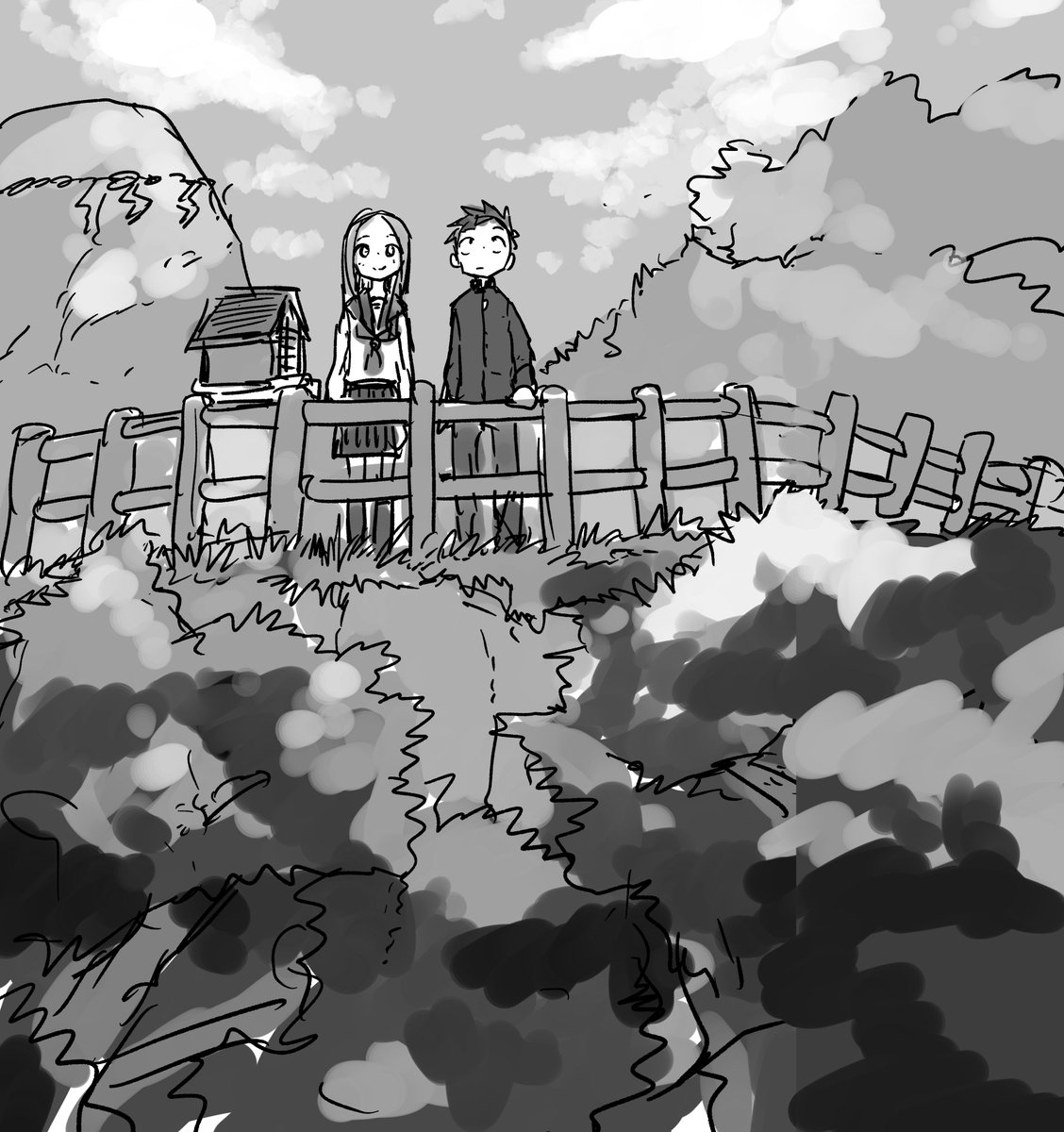 高木さんのラフ絵とか
（おだいばこ）
あんまり残ってない