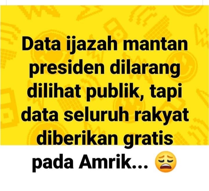 MohammadKhafid3's tweet image. Amerika minta tambang pun dikasih , sedangkan rakyat minta pendidikan gratis dan fasilitas kesehatan gratis gak dikasih, udah gitu disuruh bayar pajak yang gak tau uang pajak untuk apa.