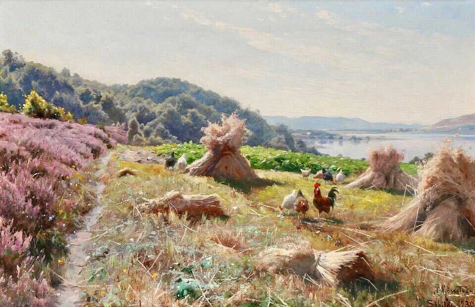 AndreWisniewsk2's tweet image. 🎨Peder Mørk Mønsted (1859–1941, Danish artist)