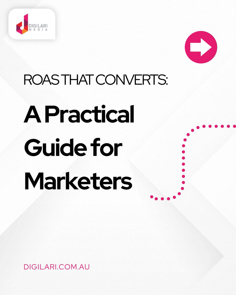 Digilari's tweet image. Most marketers know how to track ROAS but not how to use it to drive real sales. We’re talking smarter budgeting, better bids, more qualified leads, and metrics that mean something.
#ROASExplained #ConversionOptimisation #DigitalMarketingTips #AustralianMarketing