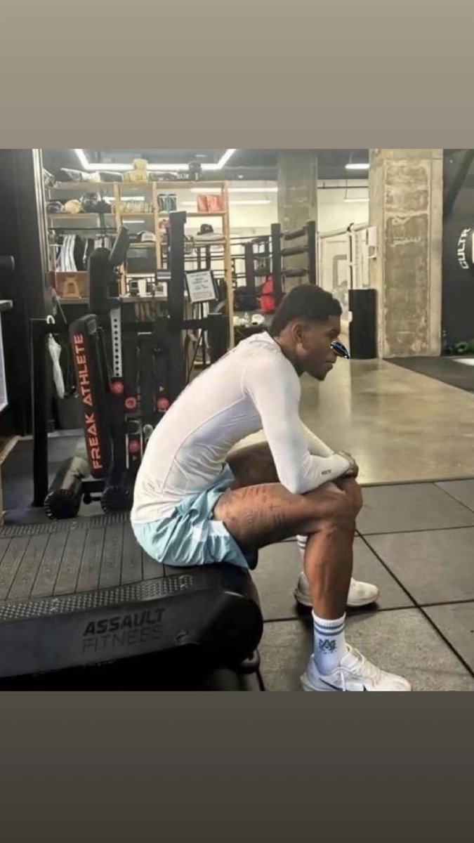 UTD__Max's tweet image. Rashford putting in the work 🫡