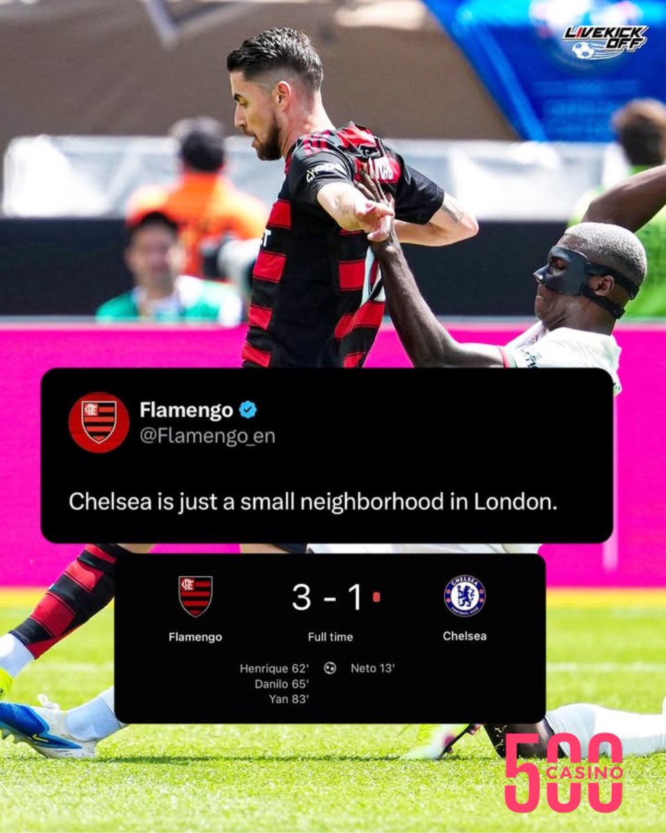 Fvck with Chelsea and find out 🥵
The beef between Chelsea and Flamengo

Incase you missed it, here’s how it started and how it ended 

A Thread 🧵
