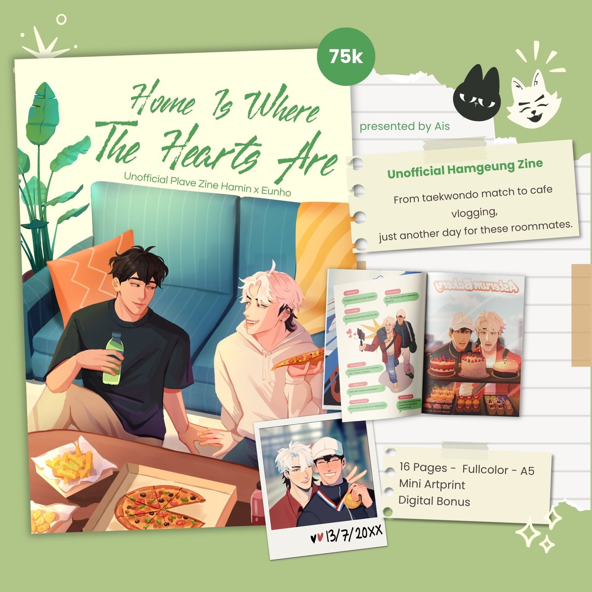 iceunho's tweet image. [RT🖤❤️] 🇮🇩
PO Hamgeung zine by Ais ✨
📅25 July - 2nd August 2025 (23.30 WIB) 
💵75k 
🚚Malang, Jatim (CO 🍊/ manual via POS INDONESIA) 🔗Order here form.jotform.com/252032655266051 
🌐International GO DM me first^^