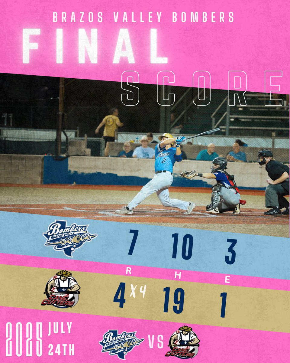 bv_bombers's tweet image. We only lost if you're good at math… so technically....
⚾️ 🔥 💣 #BVBombers #GoBombers #BombSquad