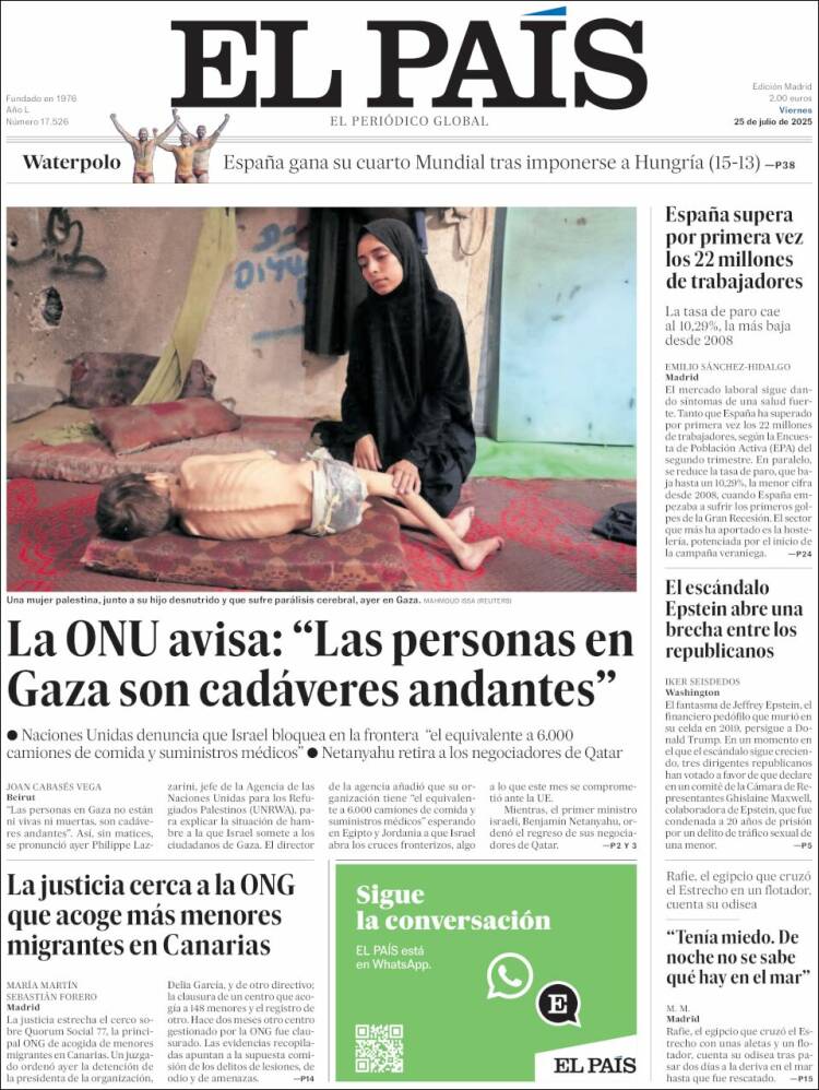 Això és el que passa a Gaza a hores d'ara. No tinc paraules.