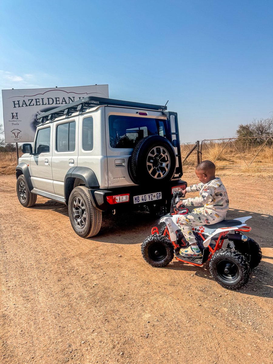 Off-road trails 🤝🏾 Father &amp; son