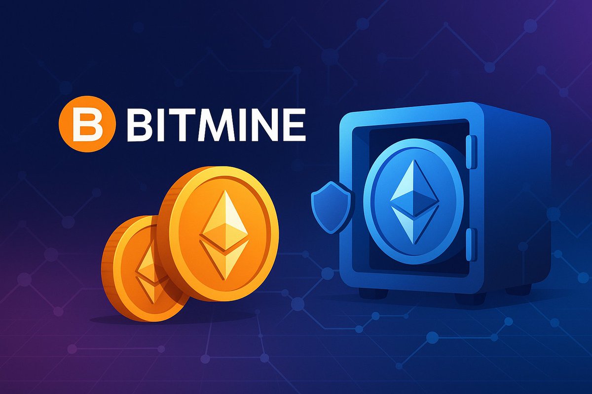 99BitcoinsHQ's tweet image. 🚀 BitMine Buys 566,776 $ETH (~$2B), Becomes Top Corp Holder
BitMine Immersion acquired 566,776 $ETH (~$2.1B) in just 16 days, surpassing other firms to become the largest corporate Ethereum treasury!
#BitMine #Ethereum #CryptoTreasury