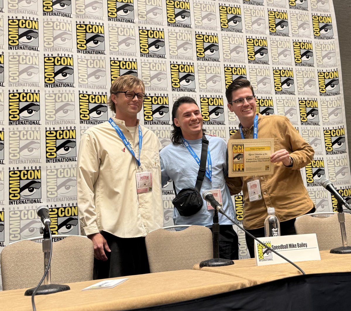 itsvedatime's tweet image. KEEP IT KAYFABE premiere at San Diego Comic Con was a huge success and the film is absolutely perfect. So proud of Michael and Christian at Overlay Films and of course @SpeedballBailey
Stay tuned for updates on more screenings and distribution!