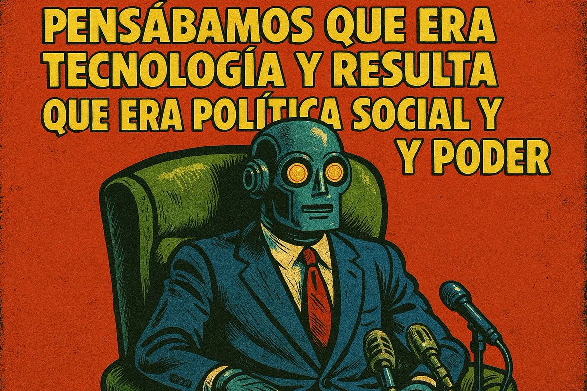 ¿Pensábamos que era solo tecnología? Era política, poder y clases sociales

En #CluPad en Corto repaso cómo la #IA transforma el día a día (con bebés Grok y profes aumentados), y comento 2 artículos: sobre aristocracia laboral y el libro AI Snake Oil

🎧 carlosguadian.substack.com/p/pensabamos-q…