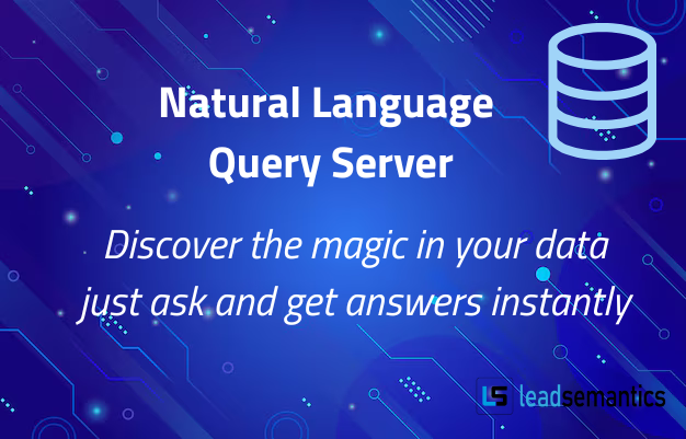leadsemantics's tweet image. Why waste time writing complex search queries when you can just ask your questions in plain English?

With Lead Semantics Natural Language Query Search (NLQS), finding the right data is as easy as typing it out.

#NLQS #LeadSemantics
To know more visit: leadsemantics.com