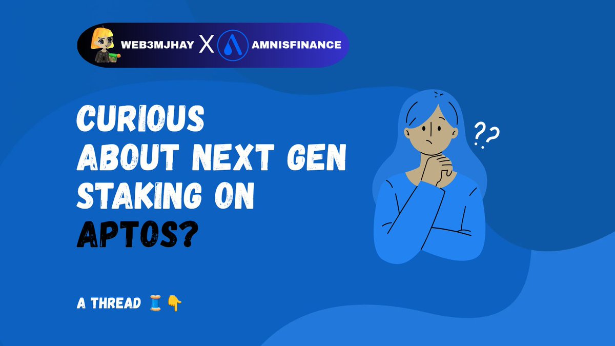 Web3MJhay's tweet image. Curious about next-gen staking on Aptos?

Say hello to @AmnisFinance....
Redefining liquid staking with innovative token structures and real utility.
 
Let’s break it down 🧵👇