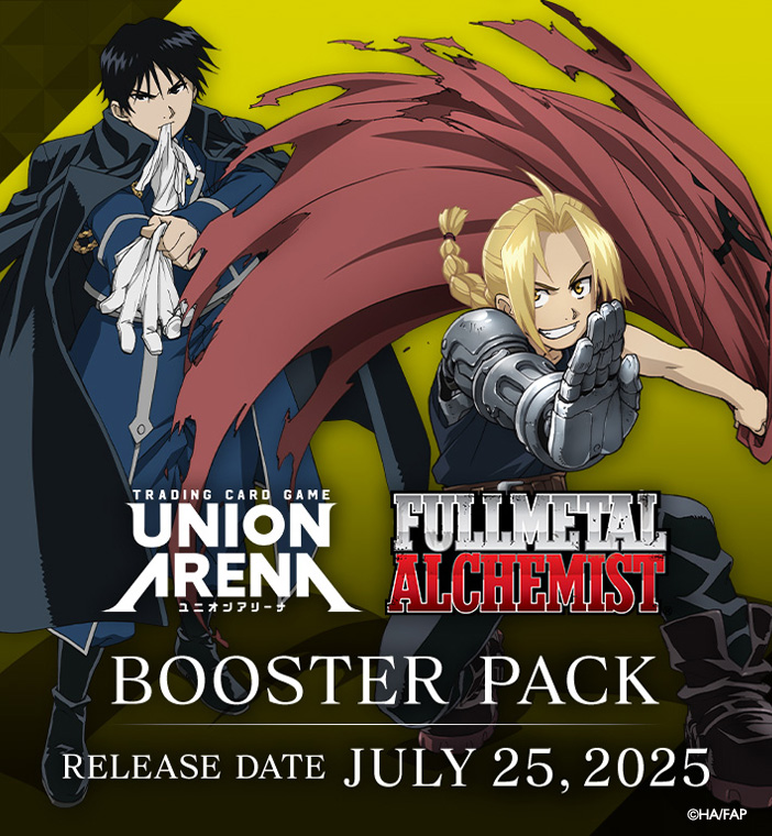 UA_EN_TCG's tweet image. [Info]
Hi UNION ARENA fans!✨
Did you get the new FULLMETAL ALCHEMIST [UE09BT] Booster Pack on sale today? ✨
Take a minute to share your thoughts in this questionnaire! 📣
Thank you! 💖👇
docs.google.com/forms/d/e/1FAI…

#UNIONARENA_EN
#FullMetalAlchemist
