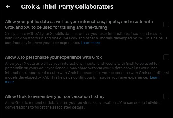 FSecure's tweet image. Opt out of X data feeding Grok: Settings &amp;gt; Privacy &amp;gt; Grok. Protect your info today! x.com/settings/grok_… #Privacy #CyberTips&quot;