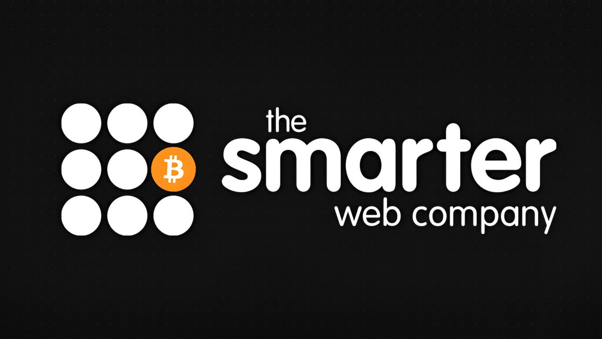 BitMemes Daily (@bitmemesdaily) on Twitter photo JUST IN: 🇬🇧 The Smarter Web Company Has Bought 225 Bitcoin For 26.43 Million Dollars At An Average Price Of $118,076 Per Bitcoin.
Their Total Holdings Is 1,825 Bitcoin's Worth Over 210.5 Million Dollars. JUST IN: 🇬🇧 The Smarter Web Company Has Bought 225 Bitcoin For 26.43 Million Dollars At An Average Price Of $118,076 Per Bitcoin.
Their Total Holdings Is 1,825 Bitcoin's Worth Over 210.5 Million Dollars.
