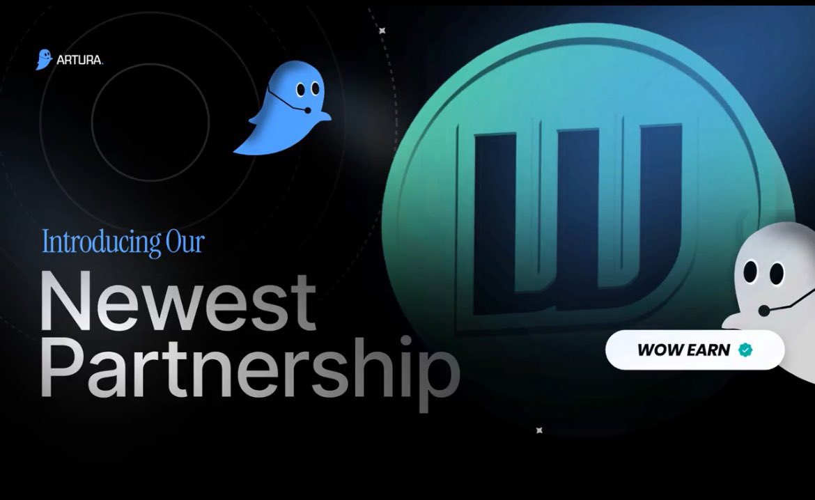 Moonminner's tweet image. 🚨 Partnership Announcement: @Artura_AI x @WOWEARNENG 🚨
We’re thrilled to join forces with @WOWEARNENG, the all-in-one Web3 super app that’s revolutionizing how people engage with DeFi, SocialFi, and the broader decentralized world.
WOW EARN’s dynamic ecosystem including the…