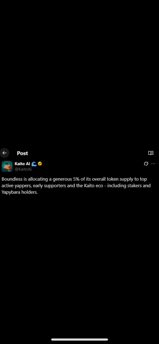 adepegba001's tweet image. Saw some rumors (couldn’t find the original tweet) that @boundless_xyz is allocating 5% to Kaito.
That’s big if true might be the highest allocation any project has given to Kaito so far.
Bro, how could you not be bullish on zero-knowledge proofs?
gBerry 🍓🍓