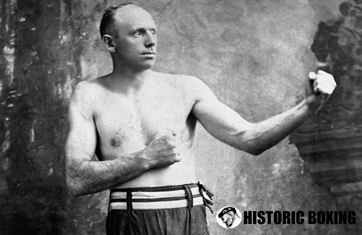 BoxerJoeGrim's tweet image. "The Boilermaker" Jim Jeffries retained the world heavyweight crown #OnThisDay in 1902 with a Round 8 KO of former champ Bob Fitzsimmons in San Francisco - but only after surviving a savage beating from the famed Fitzsimmons fists.