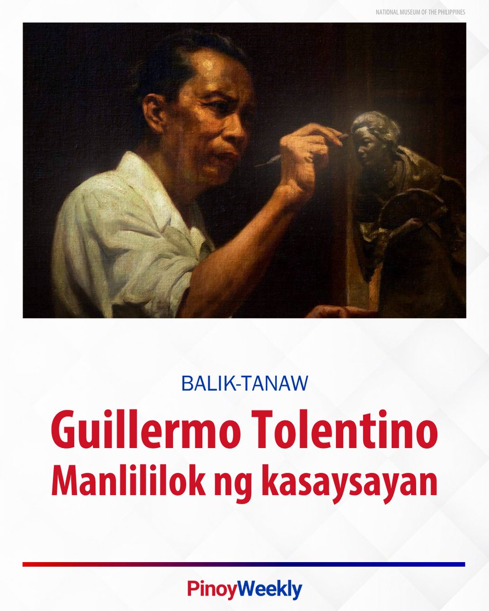 Isinilang noong Hul. 24, 1890 ang Pambansang Alagad ng Sining sa Eskultura ng Pilipinas na si Guillermo Tolentino. Naging tanyag siya sa kaniyang mga obrang Oblation sa University of the Philippines at Bonifacio Monument sa Caloocan City.

BASAHIN: tinyurl.com/5dex788v 🔗