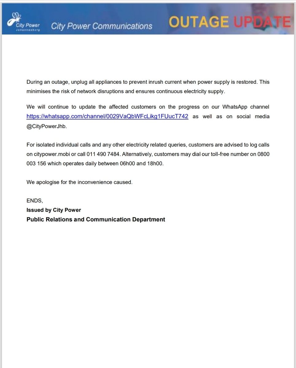 @CityPowerJhb tweet media