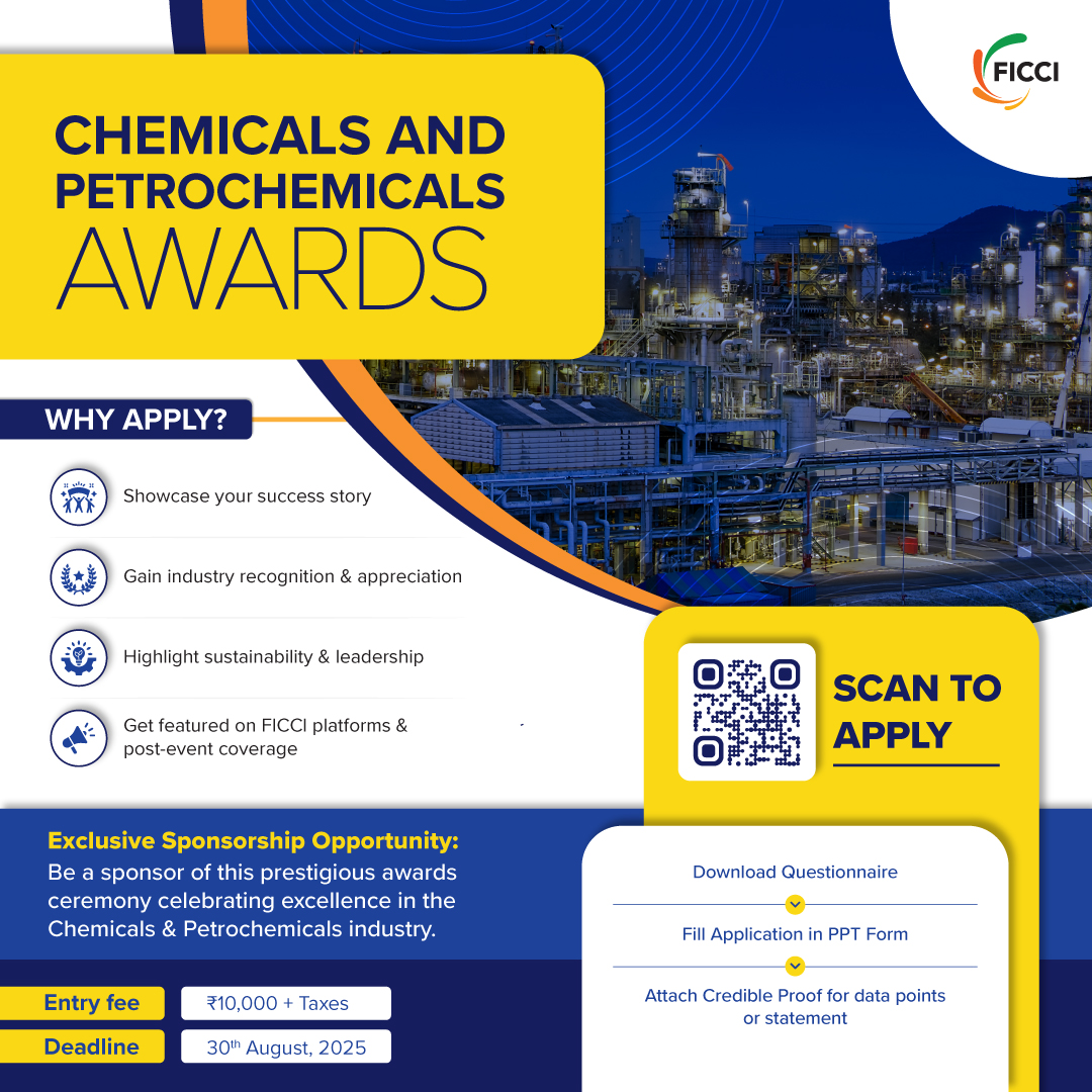 GCPMHIndia's tweet image. Calling all trailblazers in the #chemicals &amp;amp; #petrochemicals sector!
If you’ve contributed towards advancing the industry through innovation, sustainability, safety or global
leadership — it&apos;s time to be recognised.
Apply now: gcpmh.in/awards.html

#GCPMH