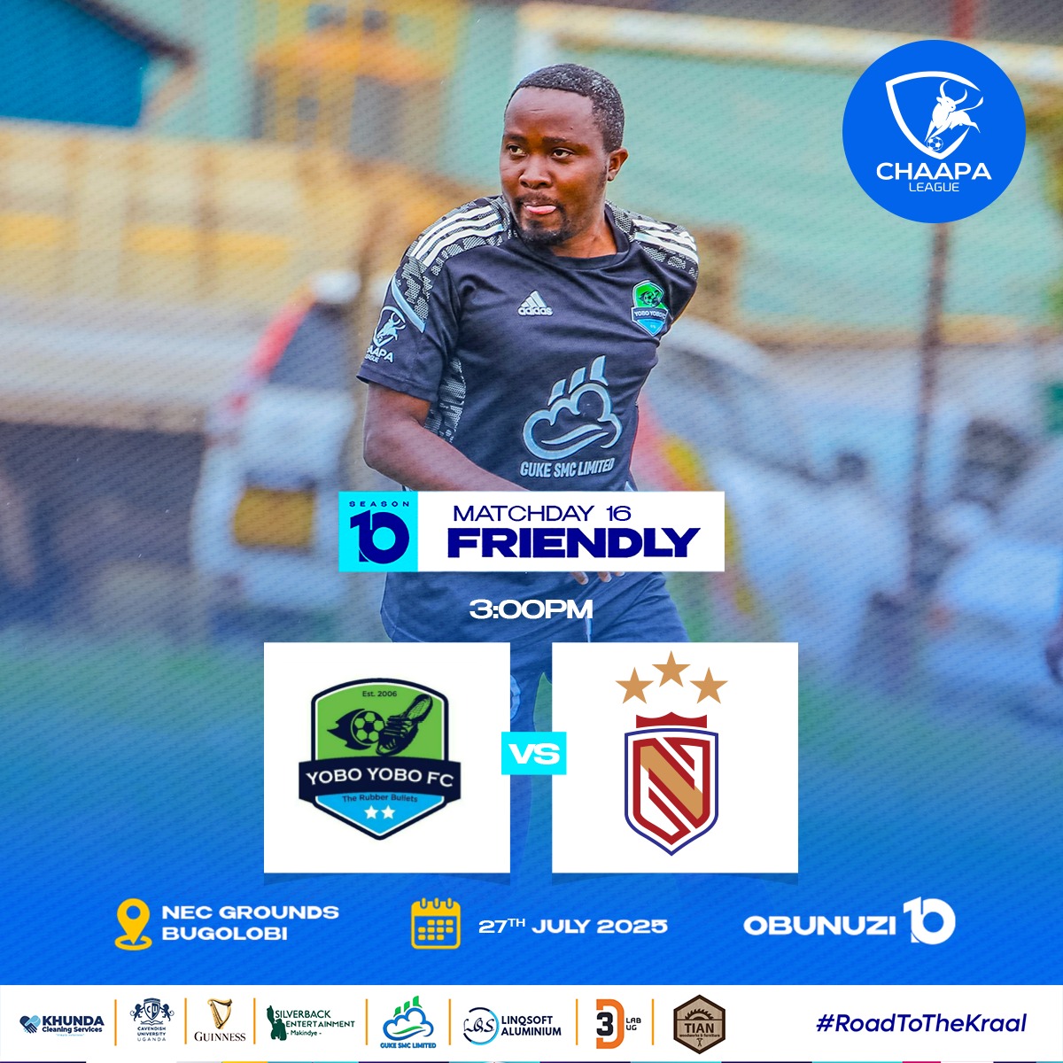 ChaapaLeague's tweet image. It's the @Yoboyobo2006 kitchen again! The #RubberBullets will welcome their counterparts of @nshera_fc from @ntare_league for a friendly match as they launch their new @avarcsports kit!
#RubberBullets
#RoadToTheKraal