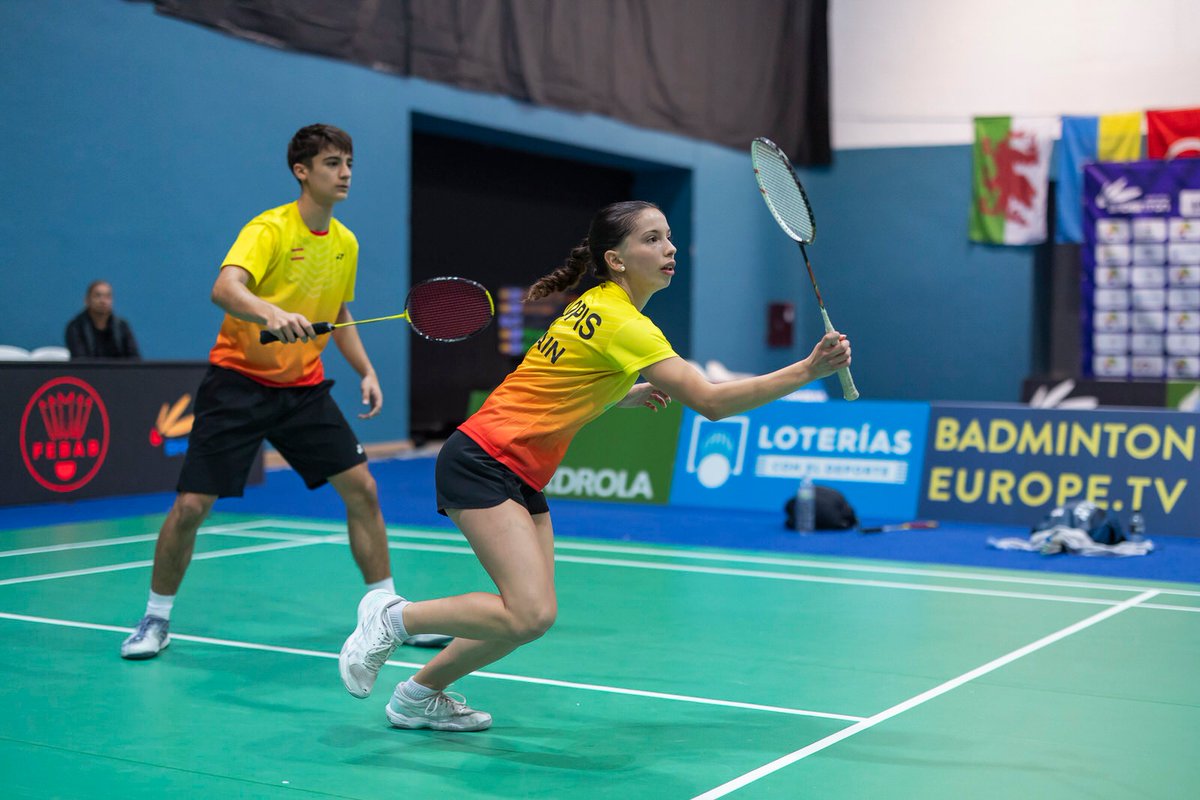 🏸#Badminton Foje 2025 en Skopje🇲🇰

1/8 de Final ♂️♀️
❌ Sara Llopis/Felix Sanz🇪🇸 pierden claramente por 15-21/16-21 🆚 Cherian/Kauffmann🇩🇰

La pareja española🇪🇸 queda eliminada y con esto acaba la participación española🇪🇸 en bádminton

#EYOFSkopje2025
