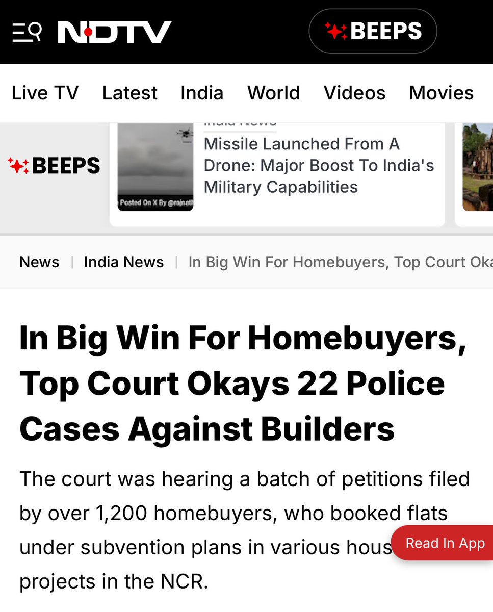 VishalBhargava5's tweet image. In terms of ruthlessness, the subvention scam was when the entire real estate ecosystem smashed the home buyers apart.
Builder, Lender, Broker vs Buyer.
The buyer lost.
