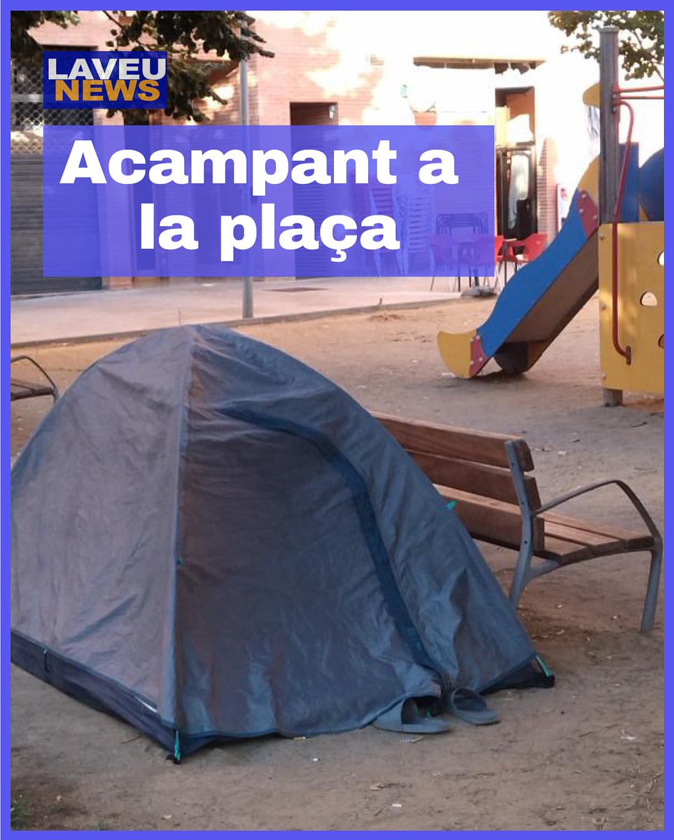#laveunews: Sorpresa a #Pardinyes! Una tenda de campanya apareix a la plaça Joan Vilagrassa, just al costat del parc infantil. Veïns indignats reclamen més control: “Les normes hi ha qui se les passen per on volen”. #Lleida #laveudelleida #aixòésinsuportableveu