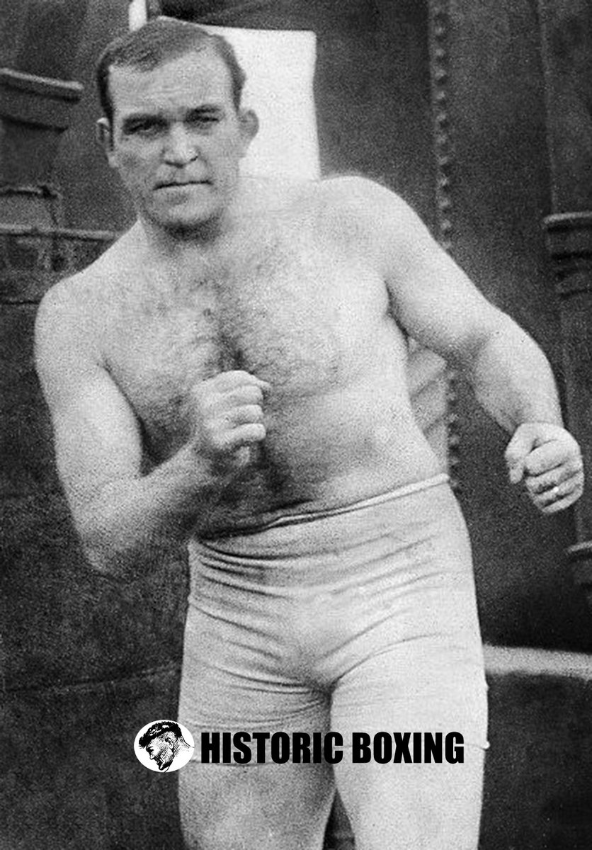 BoxerJoeGrim's tweet image. "The Boilermaker" Jim Jeffries retained the world heavyweight crown #OnThisDay in 1902 with a Round 8 KO of former champ Bob Fitzsimmons in San Francisco - but only after surviving a savage beating from the famed Fitzsimmons fists.