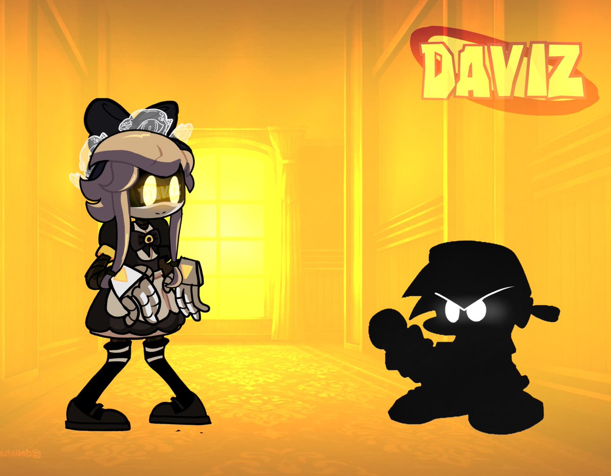 DAVIZ_ART's tweet image. Concepto de cyn en fnf
#murderdrones #CYN #FNF