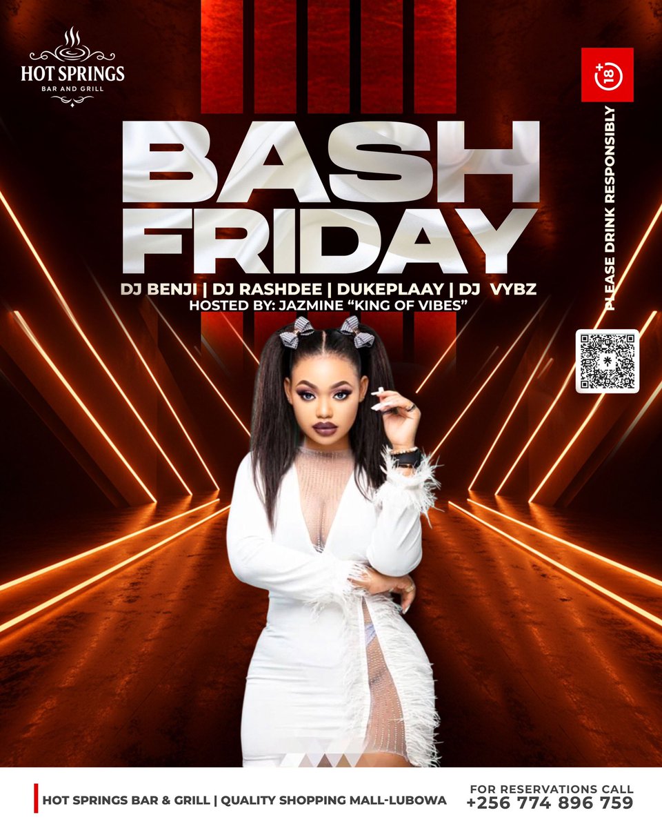 HSLUBOWA's tweet image. Tag your friends and friends to pull up for the Bash Friday night at @HSLUBOWA as we enter the weekend. We do this every Friday with our djs playing good music as we vibe on it .
Come through tonight
