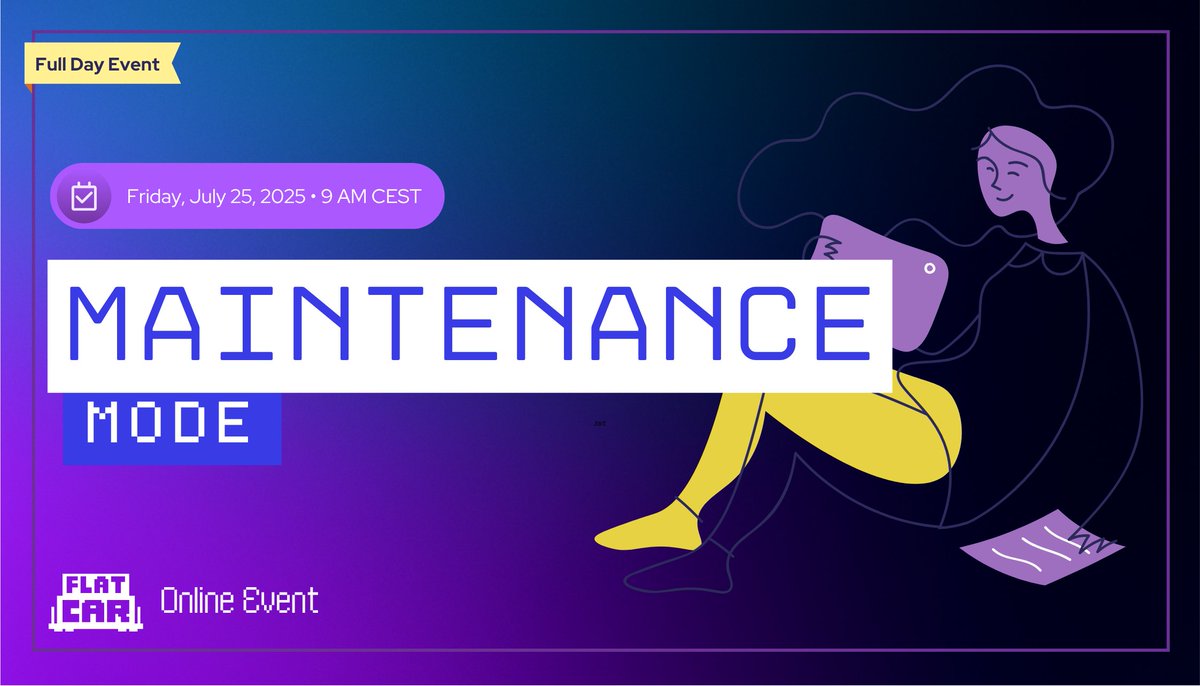 July's Maintenance Mode is now ON 🟢

📷 Join us on Jitsi and start contributing to Flatcar Container Linux! There are plenty of exciting issues for grabs - pick one and dive in! 

📖This time focus is on documentation. Join us &amp; help make them better.

🔗meet.flatcar.org/TheMaintenance…