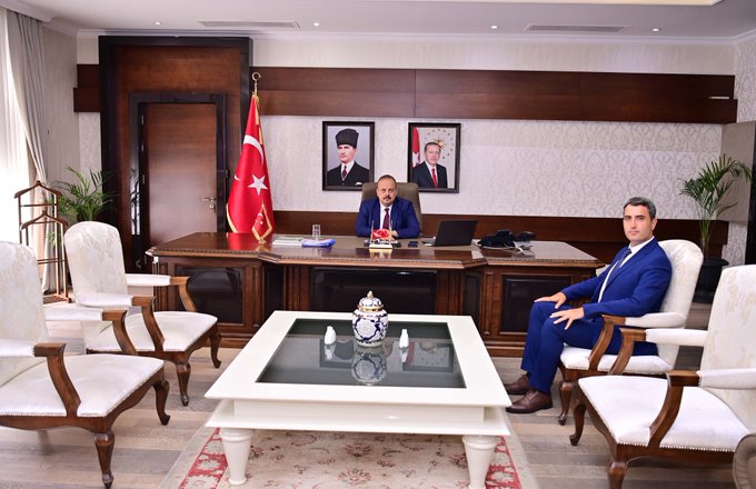 Kaymakam Kuruca’dan Vali Canbolat’a Veda Ziyareti