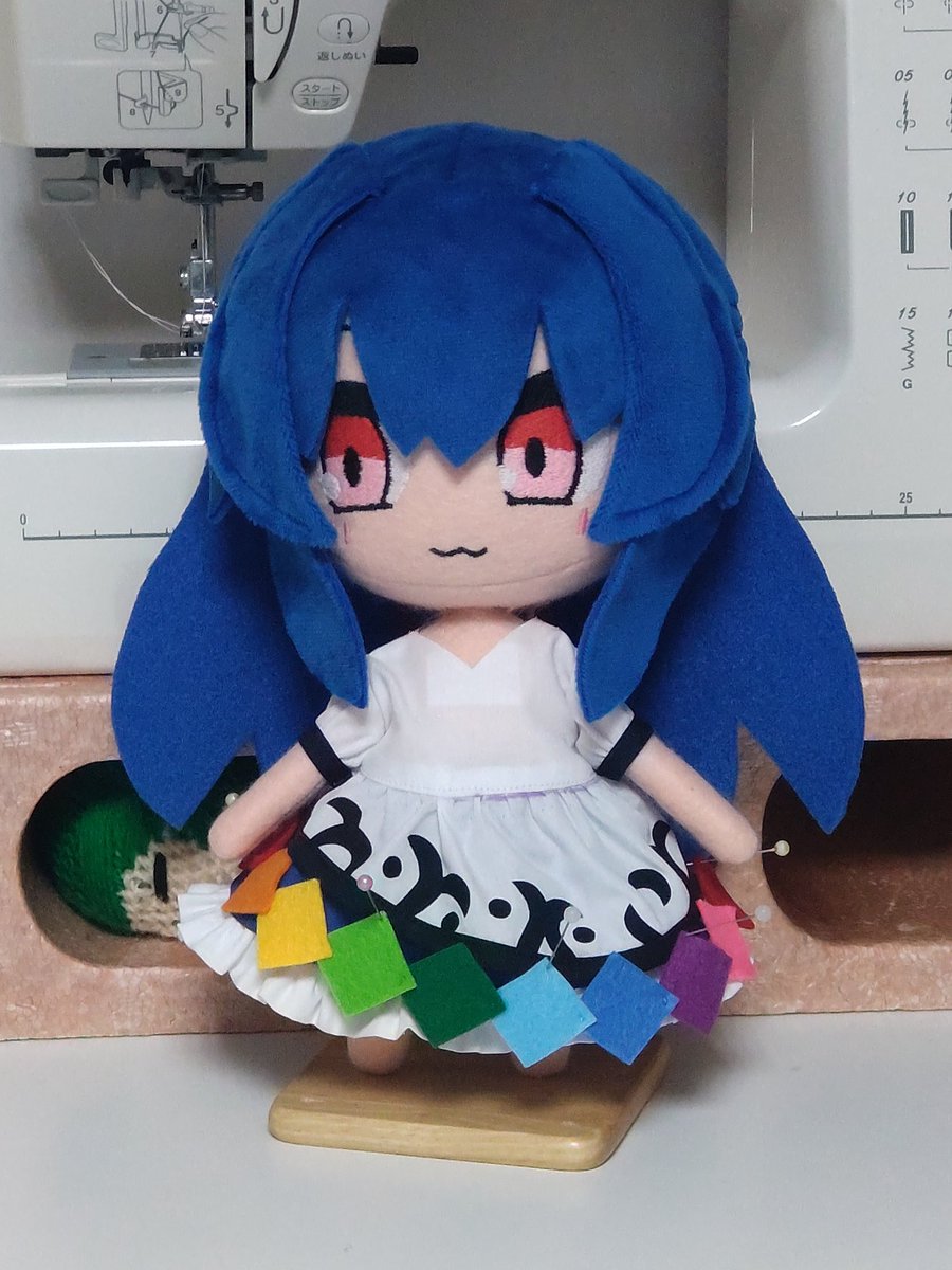 monomochi's tweet image. 進捗
服の構造にすげー手間取ってるのと、持病の調子がいまいちなのであまり進んでない