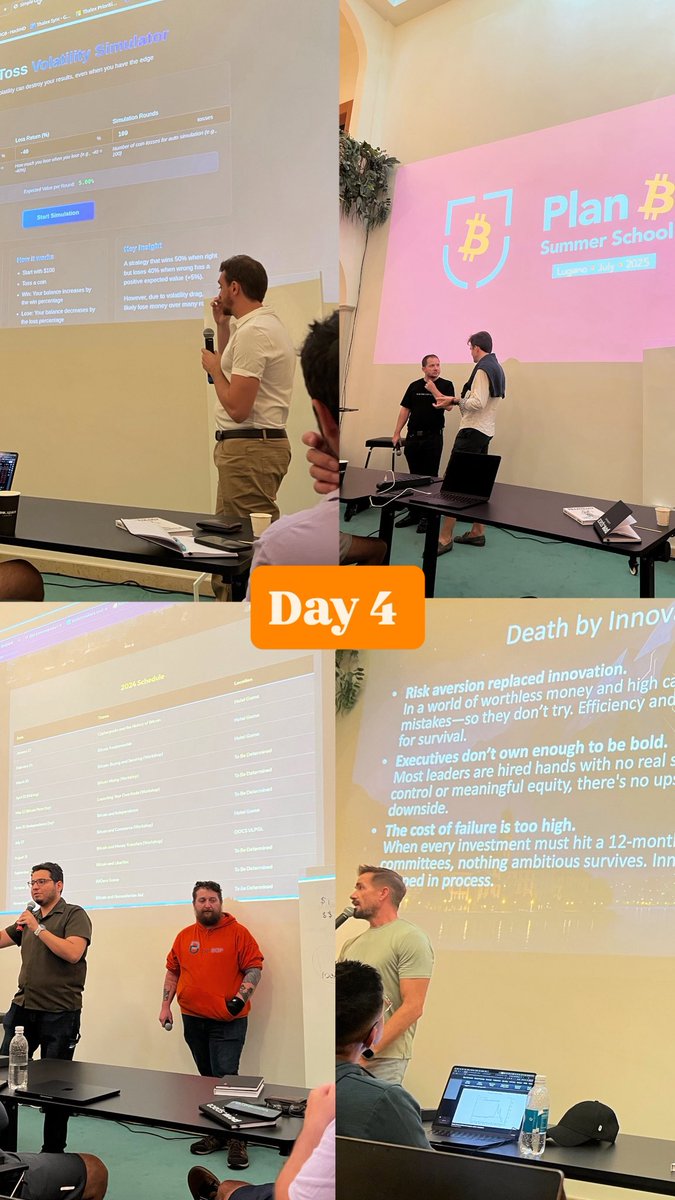 JessicaMZP's tweet image. Day 4 – A Day Full of New Discoveries 🌟
Every single day at Summer School, I learn something new and yesterday was no exception!
I enjoyed every moment. 🧡
@planb_network #LuganoSummerSchool25
